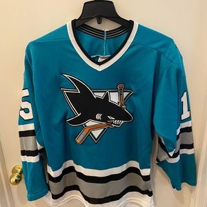 CCM San Jose Sharks home jersey